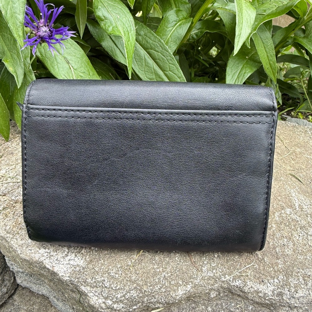 Coach Black LeatherBifold Wallet - Picture 2 of 11